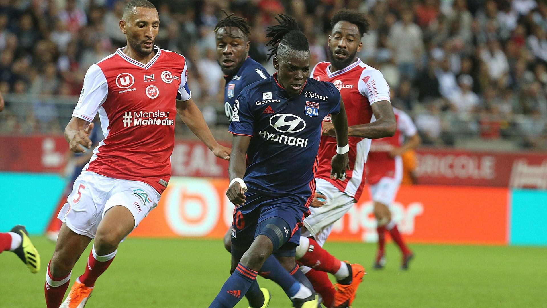 Lyon take on Reims in Ligue 1 on Saturday