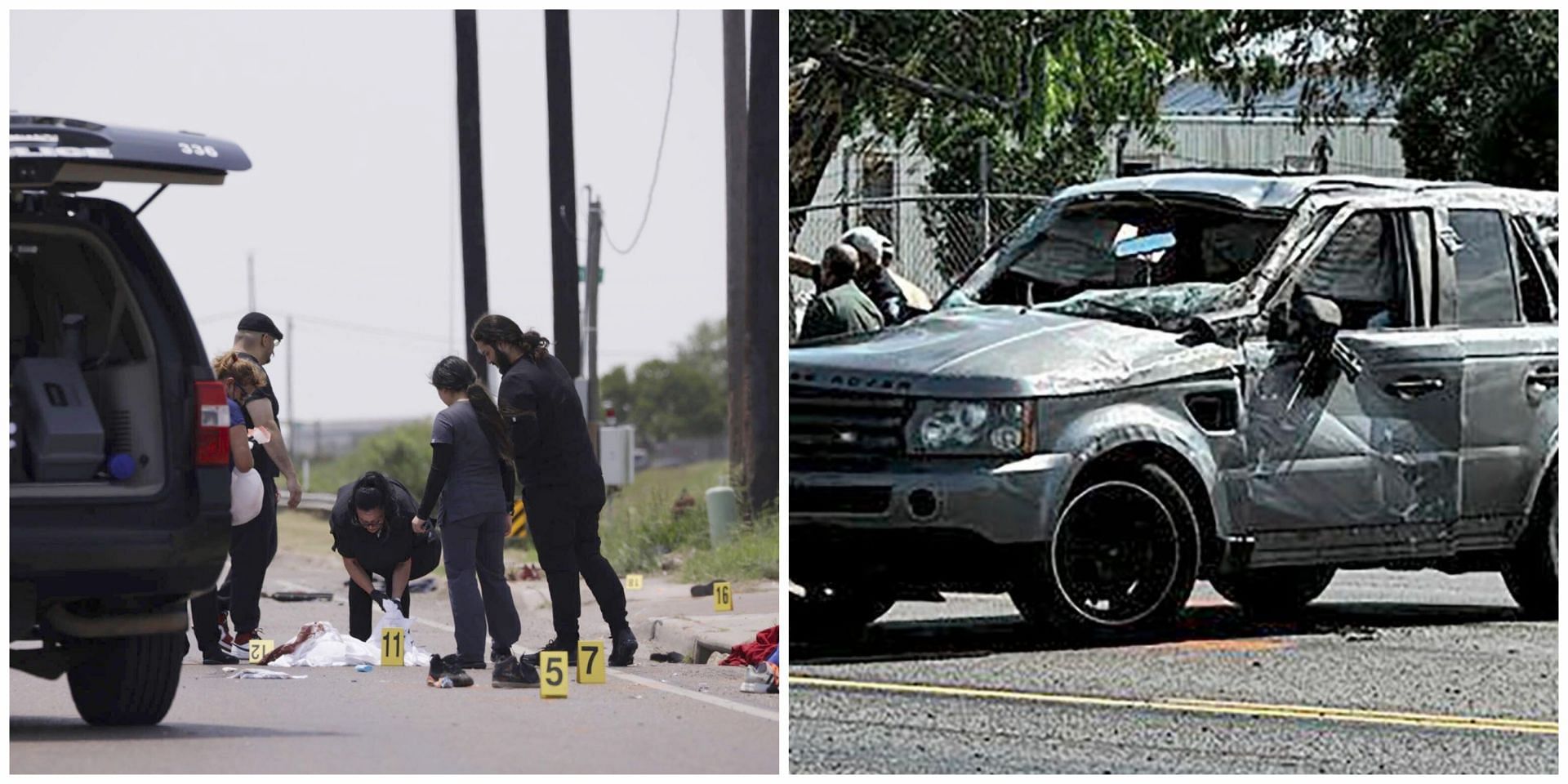 Social media users share reactions as shocking and disturbing video from Brownsville, Texas makes its way on social media: More details about the immigrants crash explored. (Image via AP)