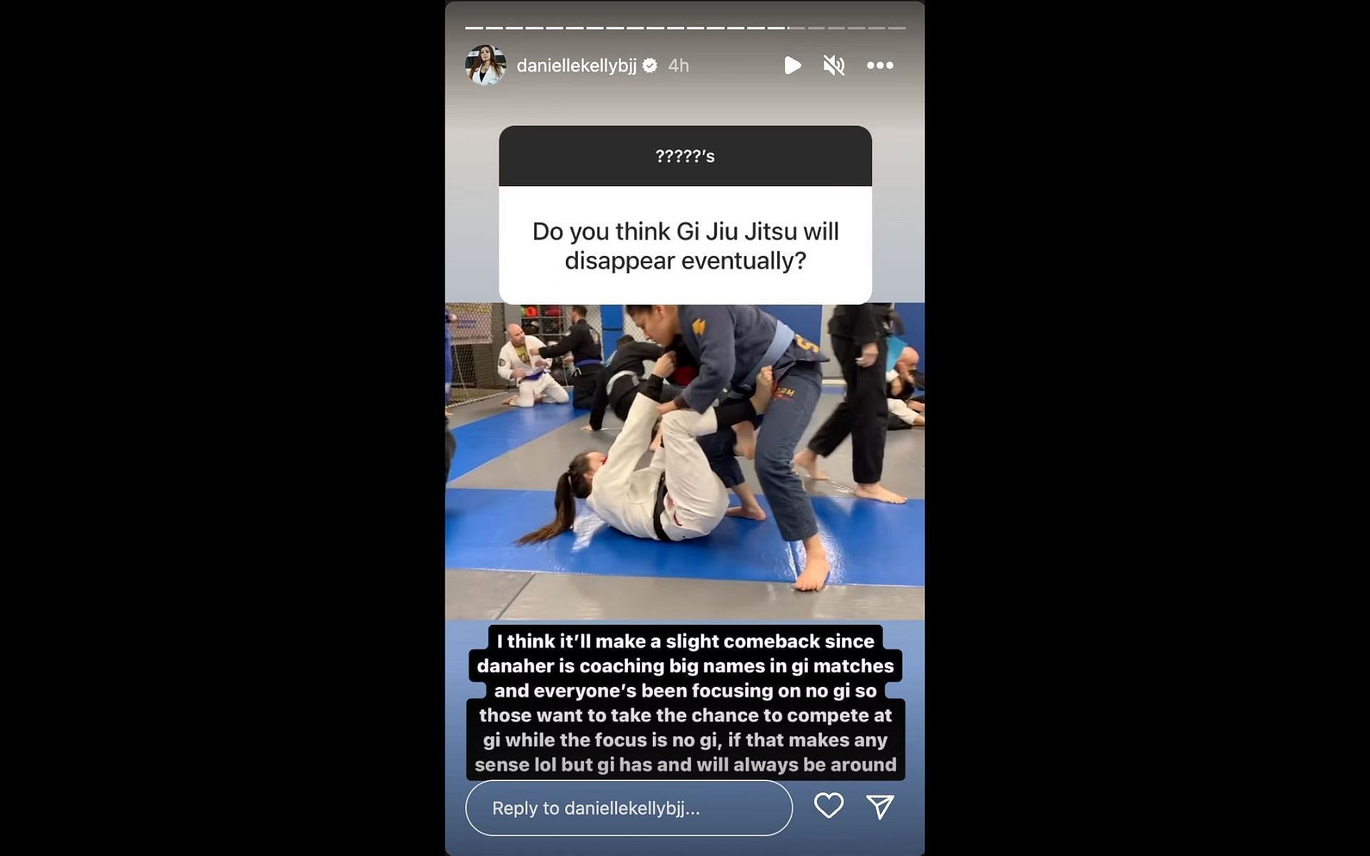 Danielle Kelly&rsquo;s thoughts on Gi jiu jitsu