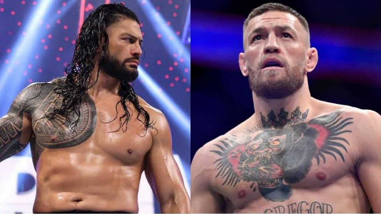 WWE सुपरस्टार रोमन रेंस और कॉनर मैकग्रेगर 