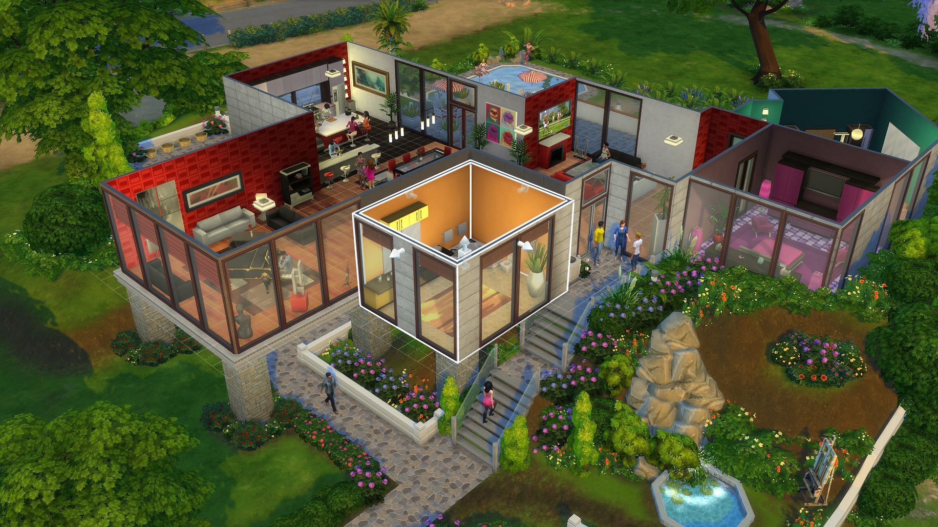 The Sims 4 is a social simulation game developed by Maxis (image by Electronic Arts).