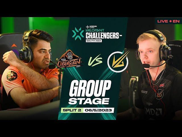 Orangutan Vs Velocity Gaming In Valorant Challengers South Asia Split 2 