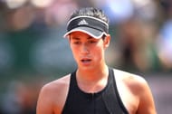 Garbine Muguruza pictured at the 2018 French Open - Day Twelve.