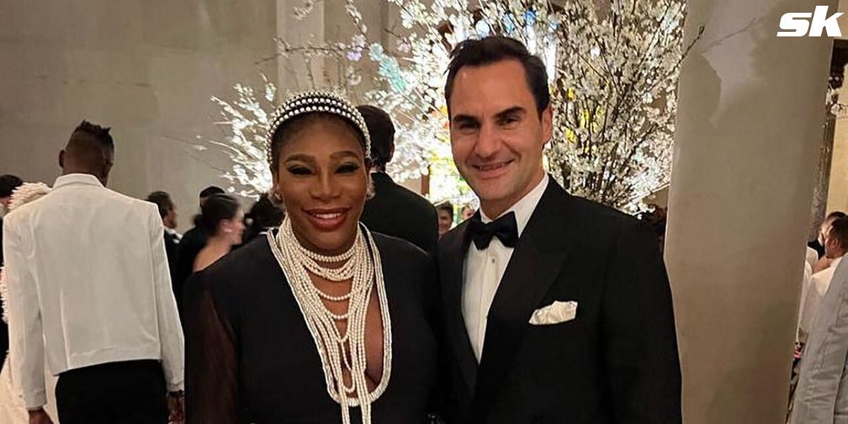 Serena Williams and Roger Federer reunite at Met Gala 2023