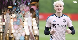 "We can't explain how we feel" - Manchester United attacker Alejandro Garnacho announces he and partner Eva Garcia are expecting baby boy