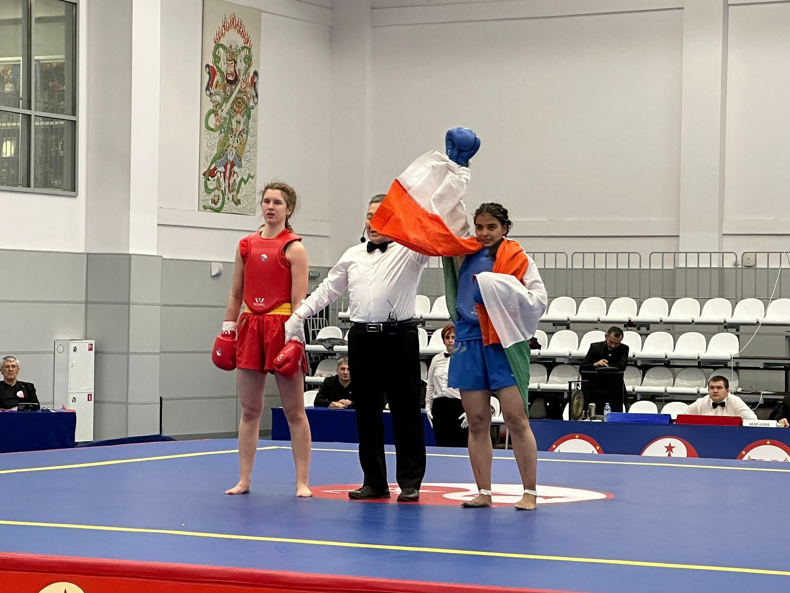 Indian athletes at Moscow Star Wushu Championship 2023 (Image Courtesy: Khelo India)