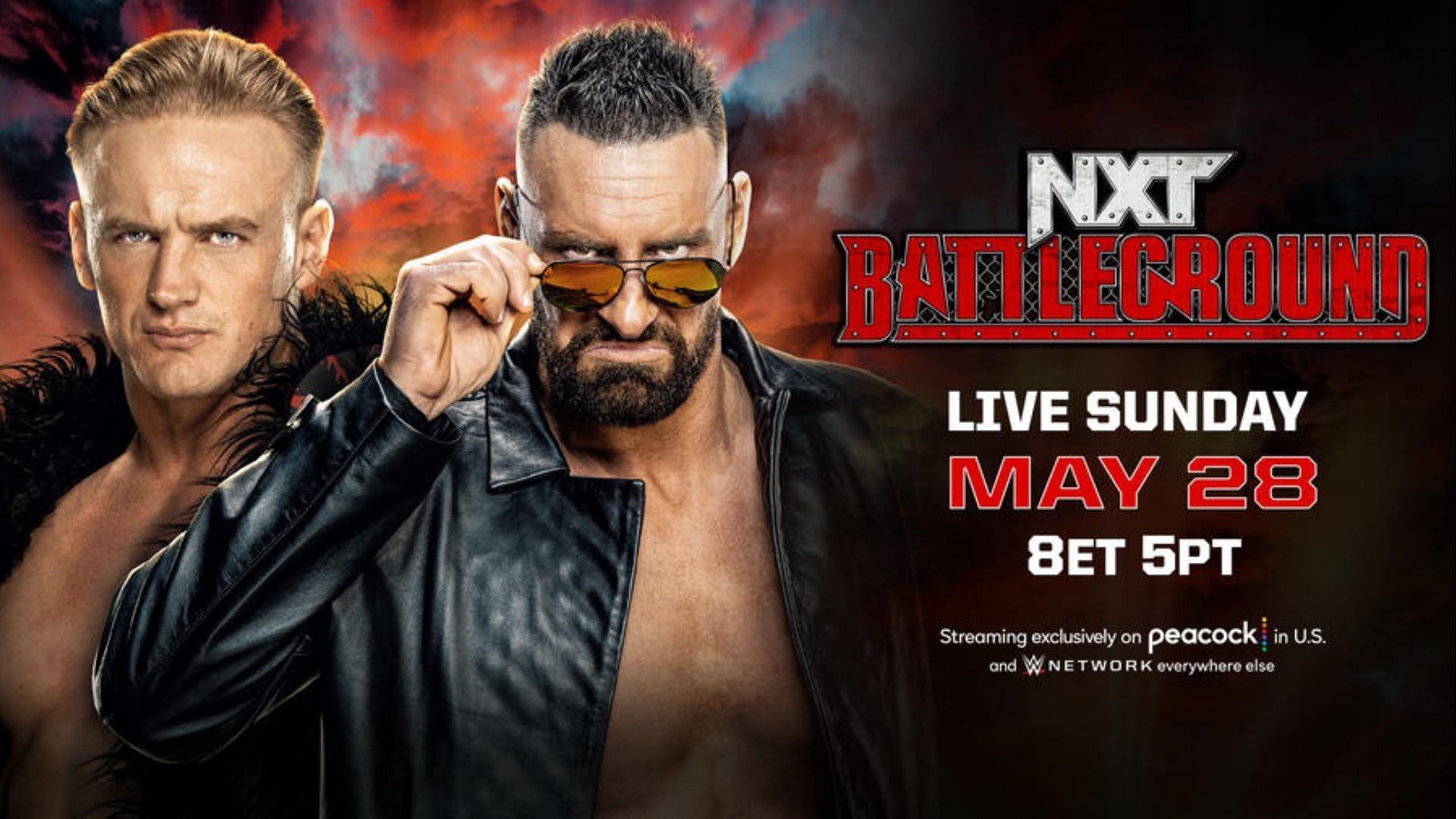 Final NXT Battleground match card (May 23) Women's Championship