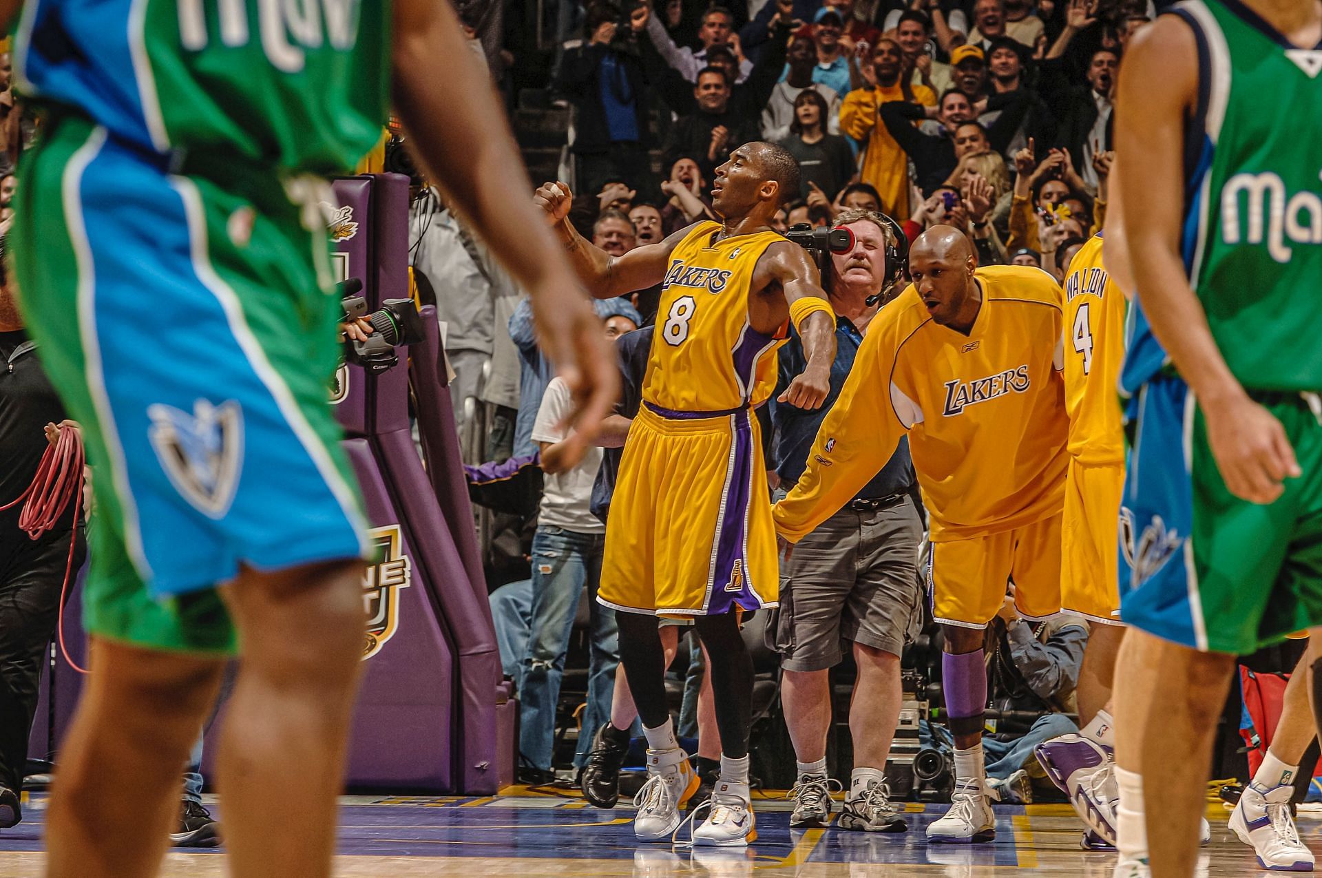 LA Lakers legend Kobe Bryant during his iconic 62-point performance in three quarters against the Dallas Mavericks on Dec. 20, 2005