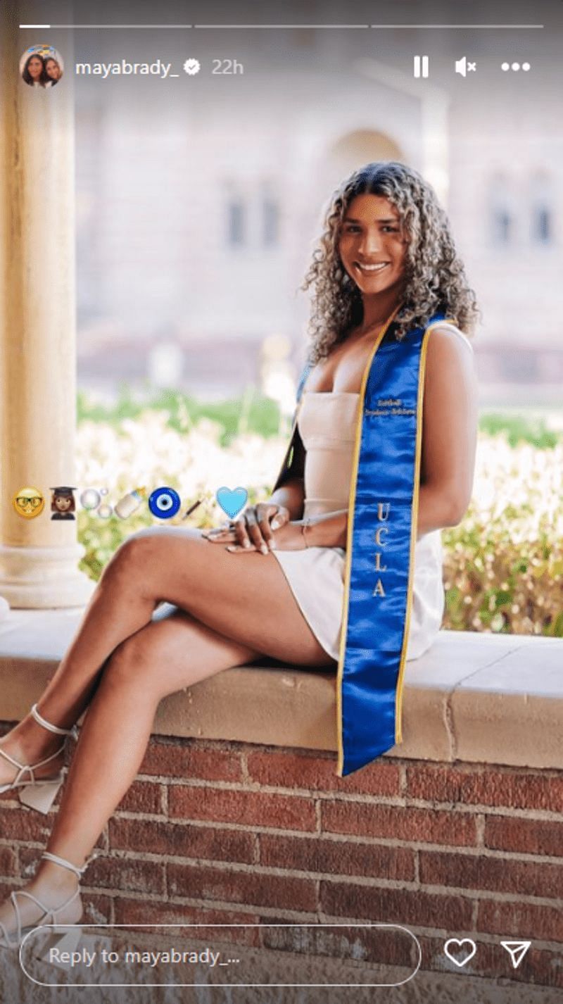 Maya Brady graduates from UCLA. (Image credit: Instagram.com/mayabrady_)