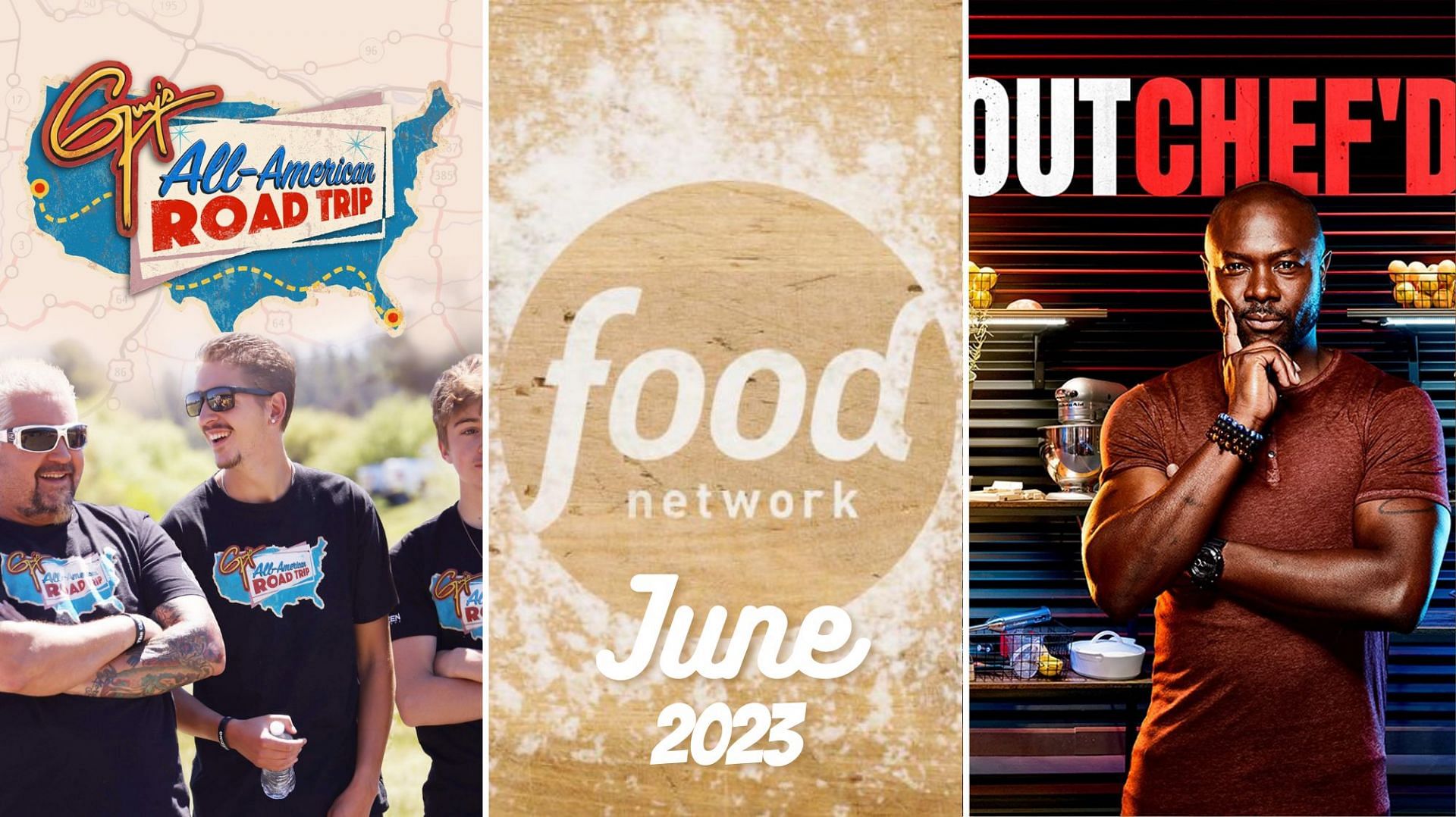 4 upcoming Food Network shows releasing in June 2023 (Images via Food Network)