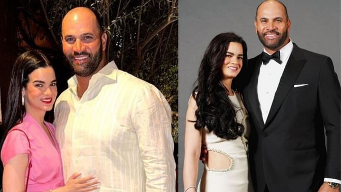 In Photos: Albert Pujols and his gorgeous fiancé hit the town in style sprucing up their romance