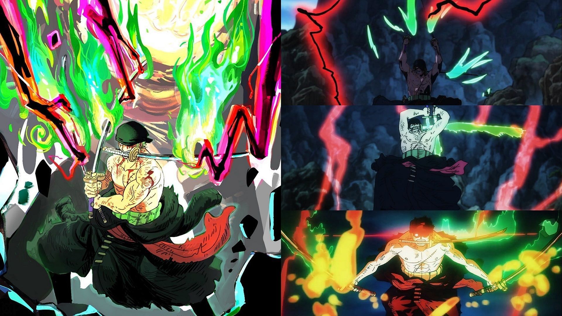 Zoro conquerors haki using enma 