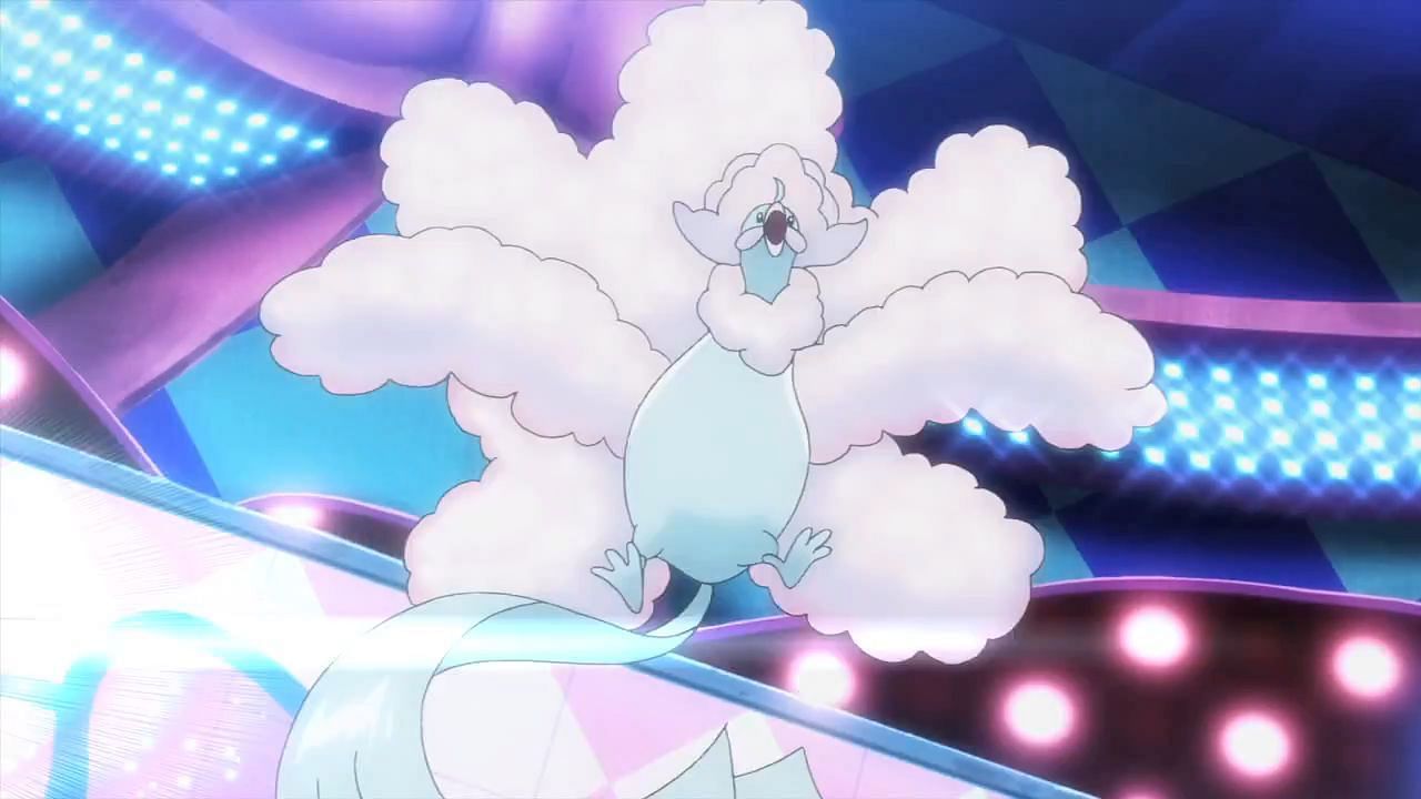 Mega Altaria in the pokemon anime (Image via The Pokemon Company)