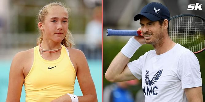 Mirra Andreeva jokes about Andy Murray's text message bringing her good luck at French Open