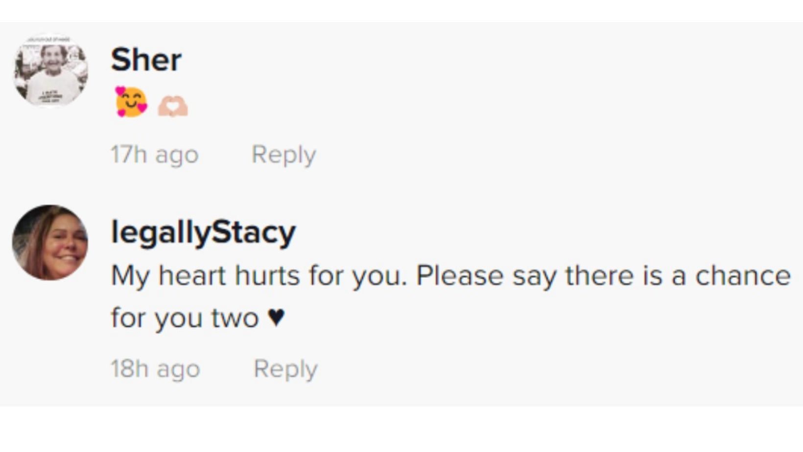 One fan commented her heart hurts for Williams
