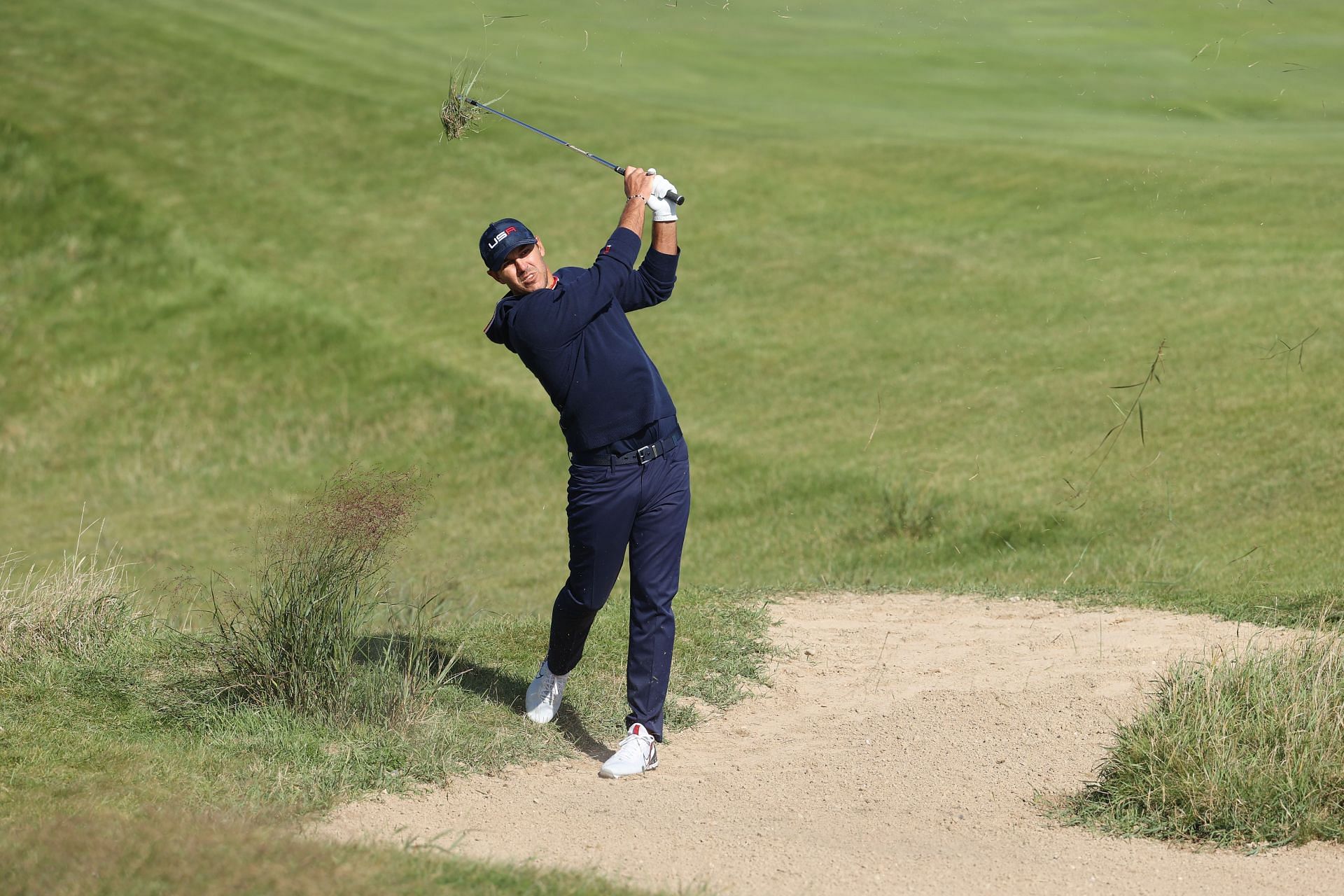 Brooks Koepka playing at the 43rd Ryder Cup. 2021 (Image via Getty).