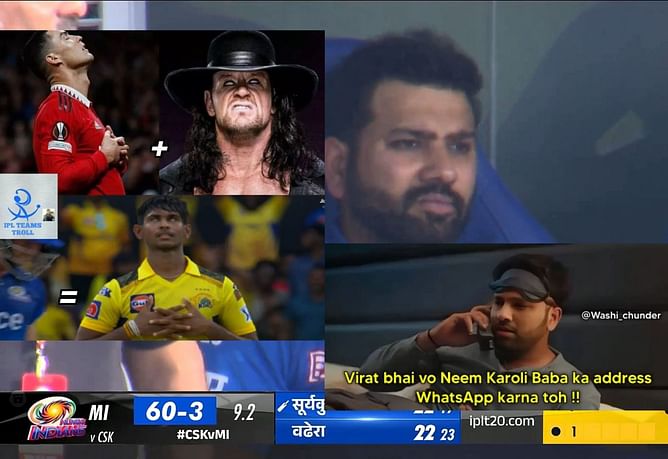 "Mumbai Indians tasted their own medicine" - Top 10 funny memes after CSK restricts MI to 139/8 in IPL 2023