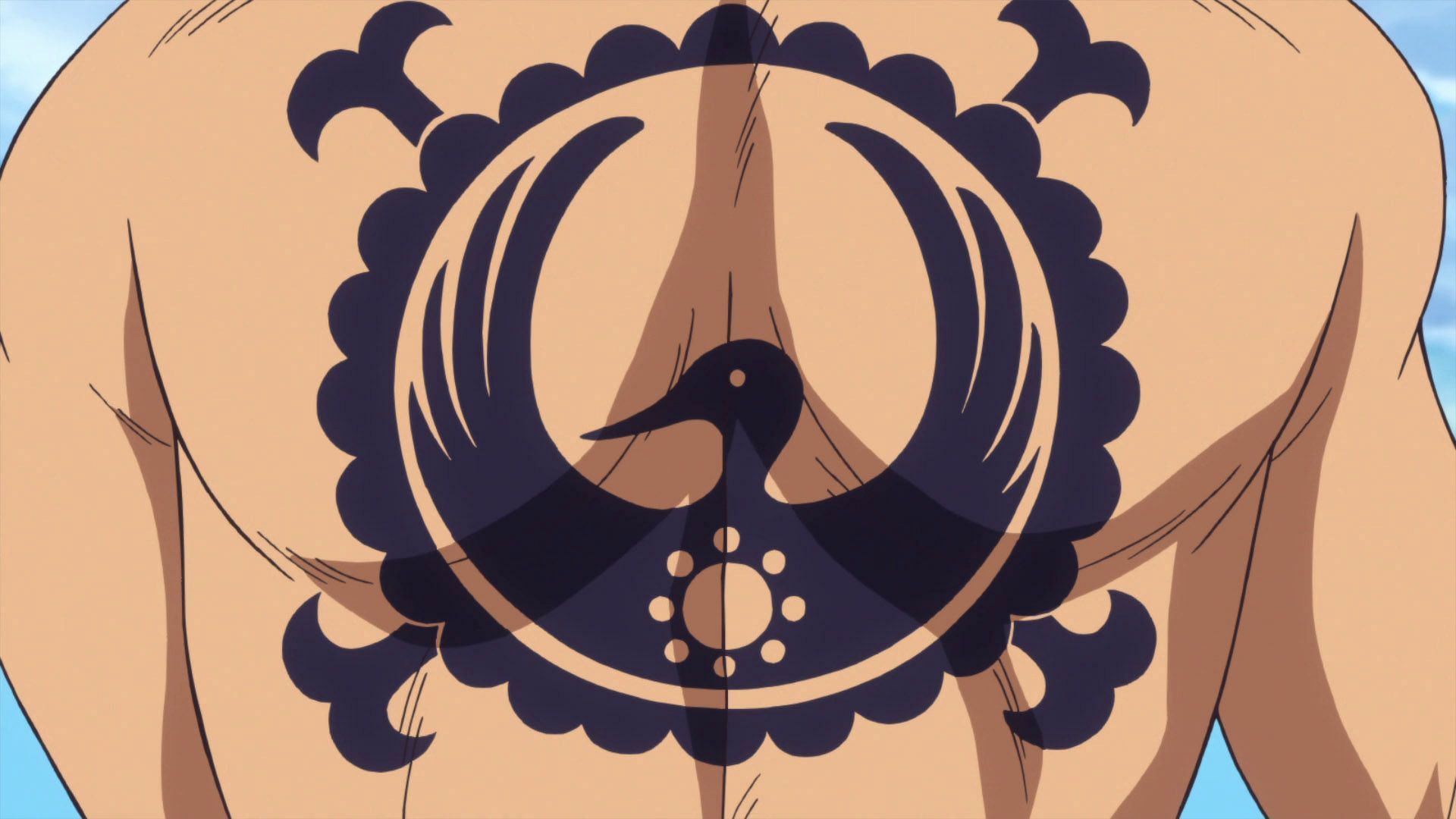The Kozuki clan symbol as seen in the series&#039; anime (Image via Toei Animation)