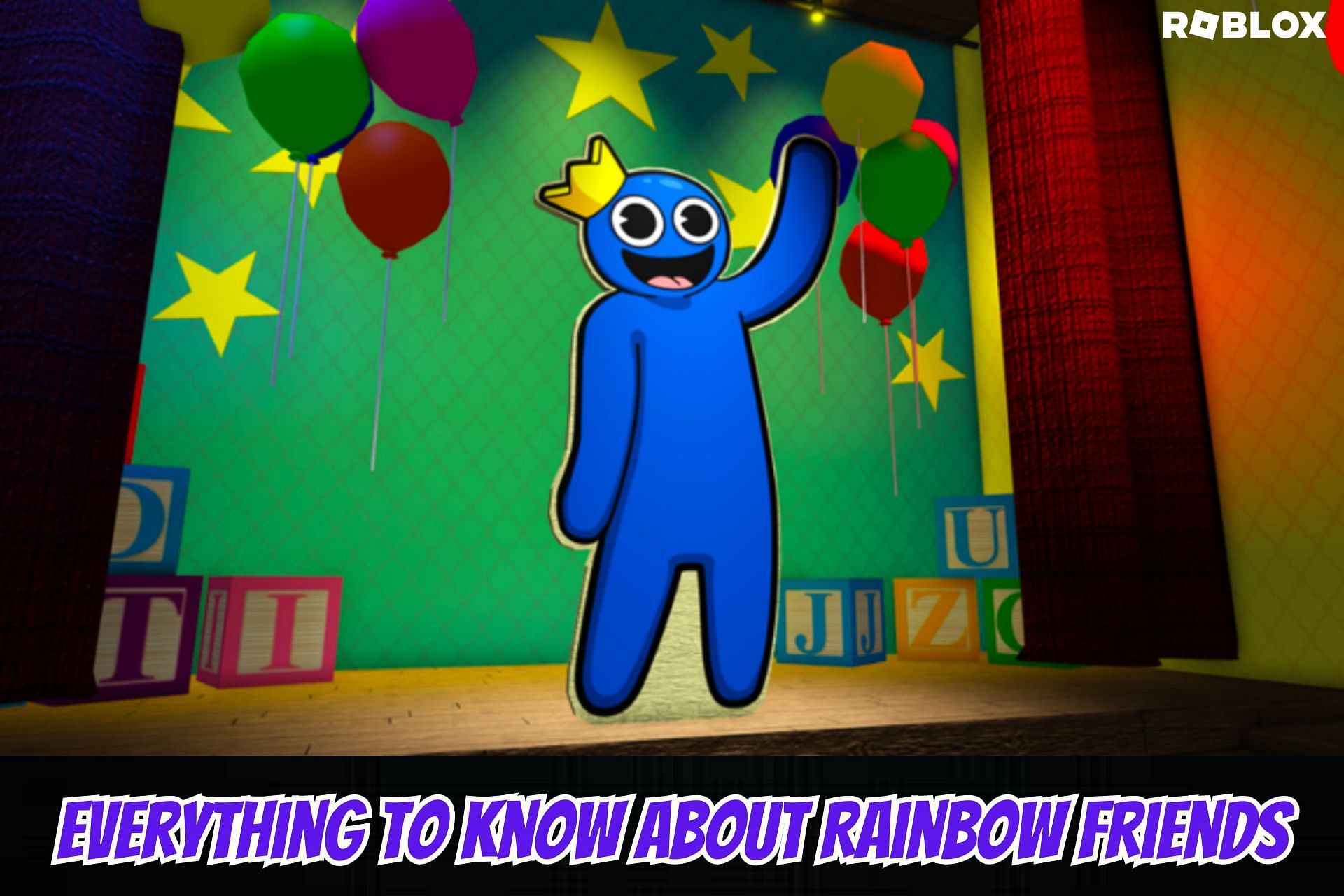 BLUE FACE Rainbow Friends. Blue Roblox Rainbow Friends Characters