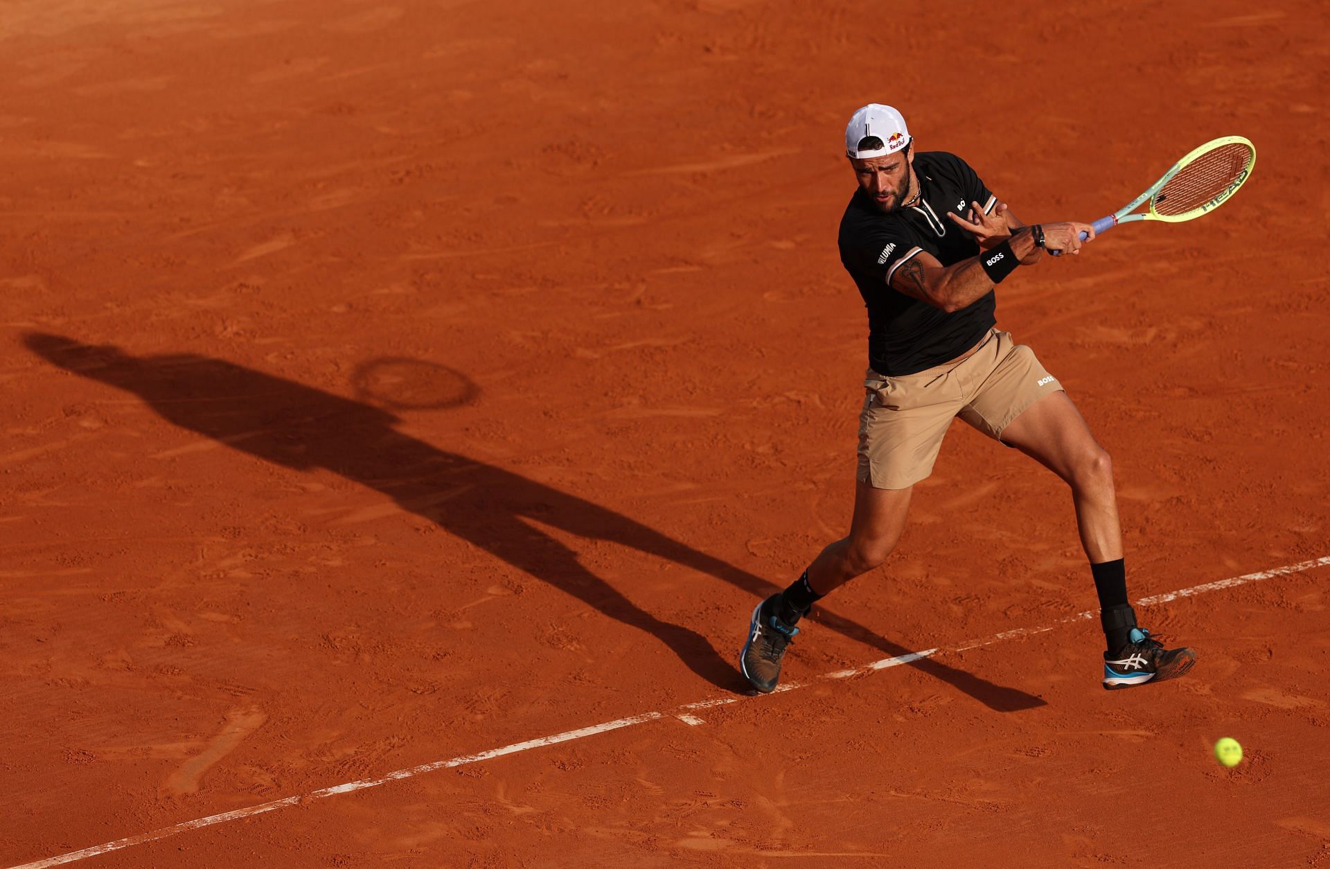 Matteo Berrettini at the Monte-Carlo Masters.