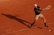Matteo Berrettini at the Monte-Carlo Masters.