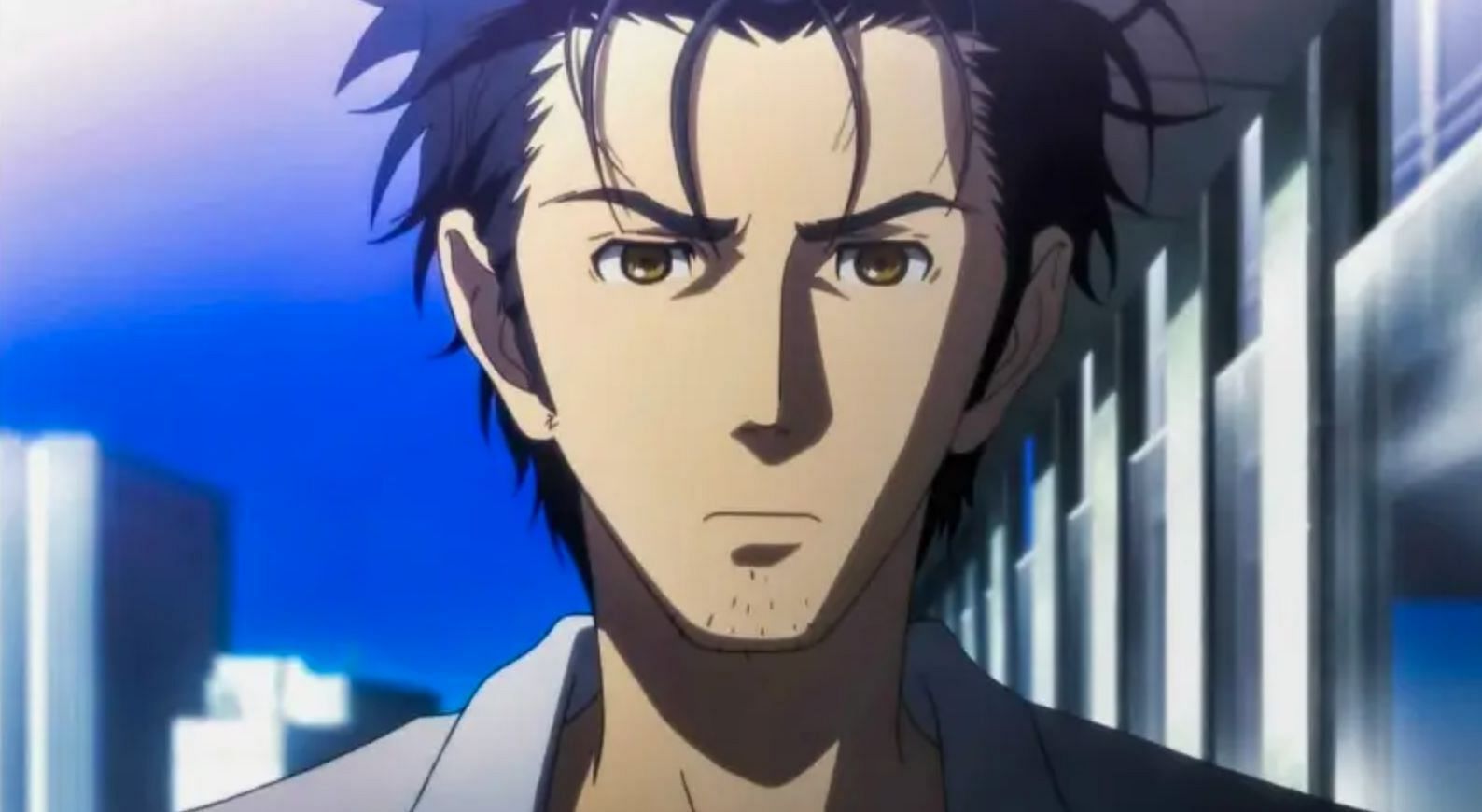 Anime where the main character is called a nerd: Rintarou Okabe in the anime (image via studio White Fox)