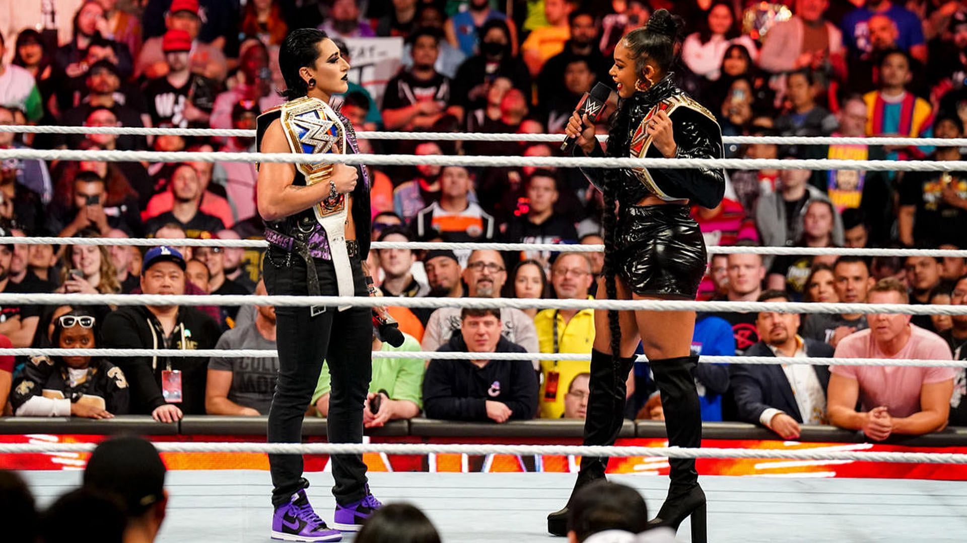 Ripley and Belair had a confrontation on RAW after WrestleMania 39.