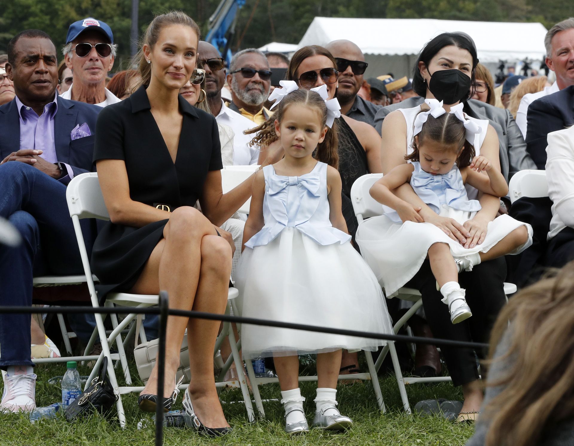 Derek Jeter Honored at Yankee Stadium Alongside Pregnant Wife Hannah,  Admits He's 'Nervous' About Fatherhood