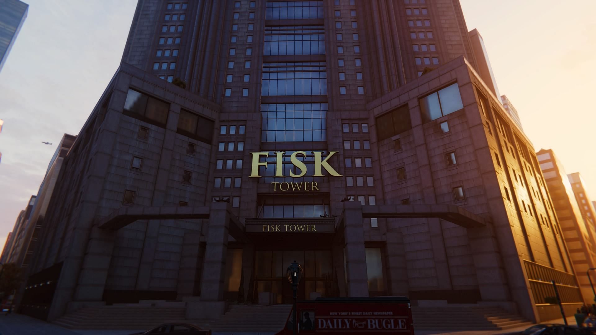 The Fisk Tower in Spider-Man (Image via Marvel)