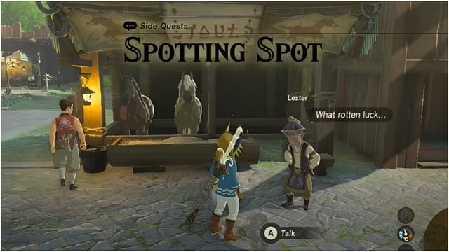 How to complete Spotting Spot side quest in the Legend of Zelda Tears ...