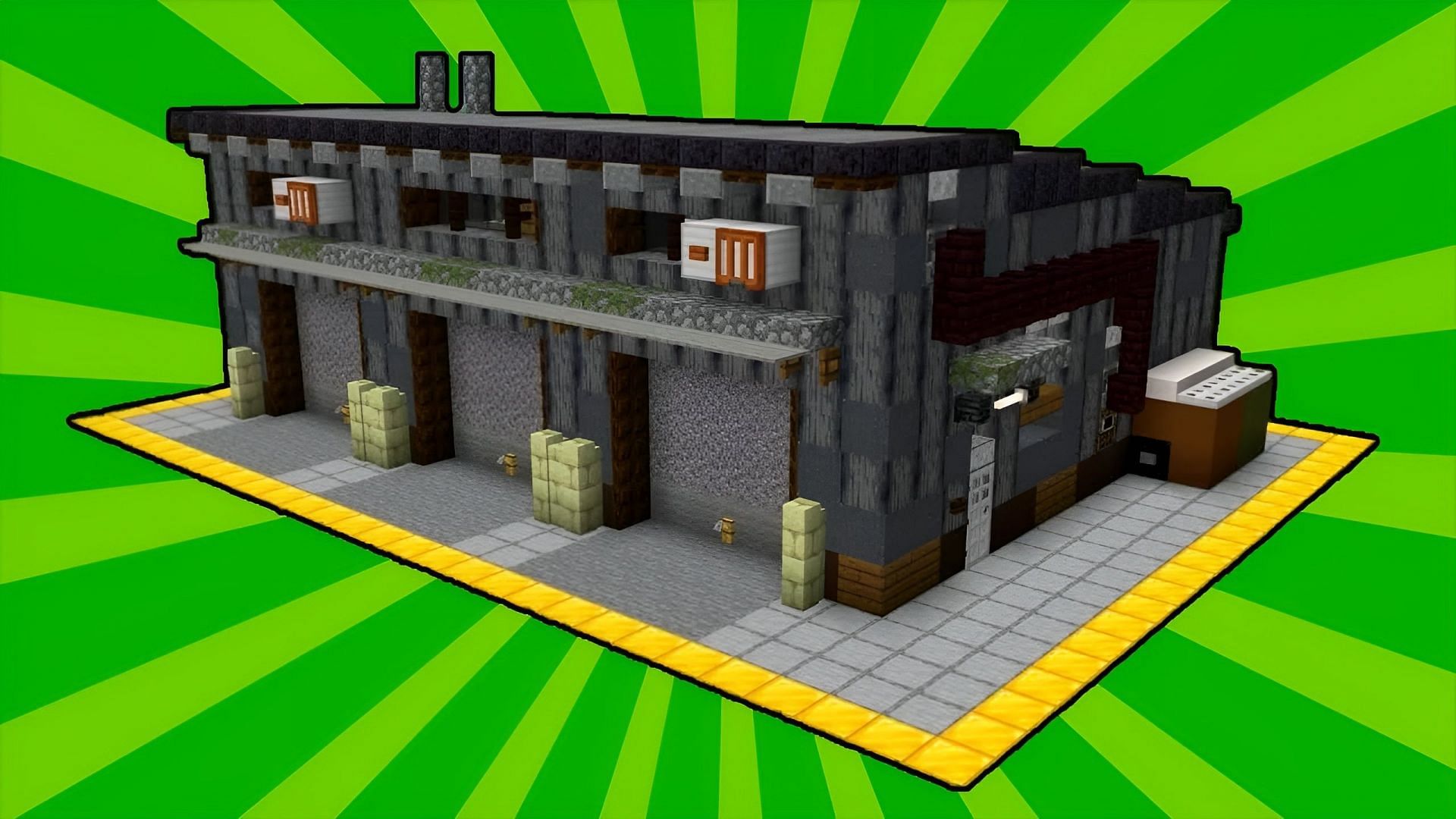 Warehouse builds are great for storing items in Minecraft (Image via Youtube/NewFreedomMC)
