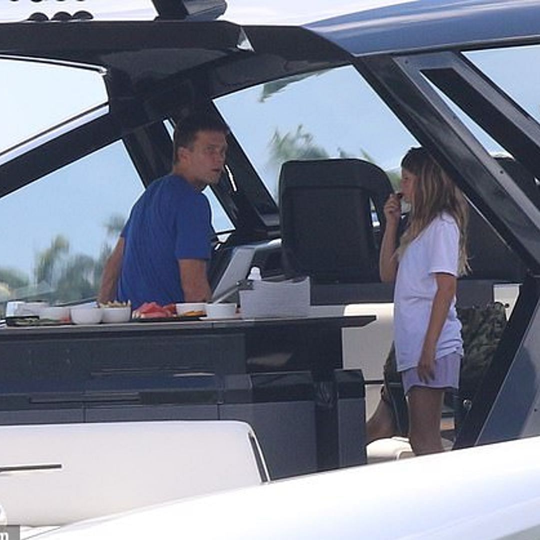 Brady and Vivian on the yacht.
