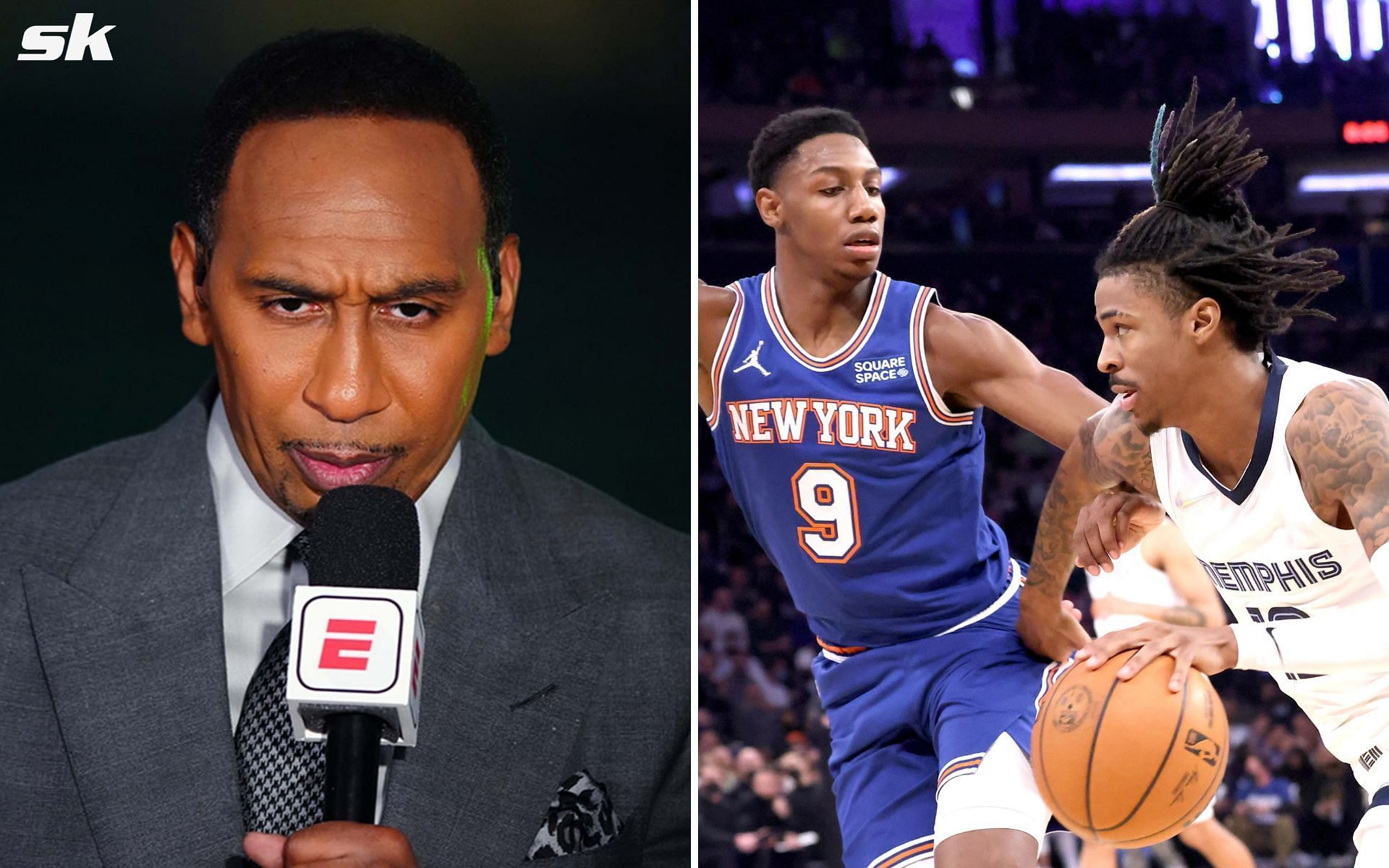 Stephen A Smith (L) believes RJ Barrett could be the best pick of 2019 draft 