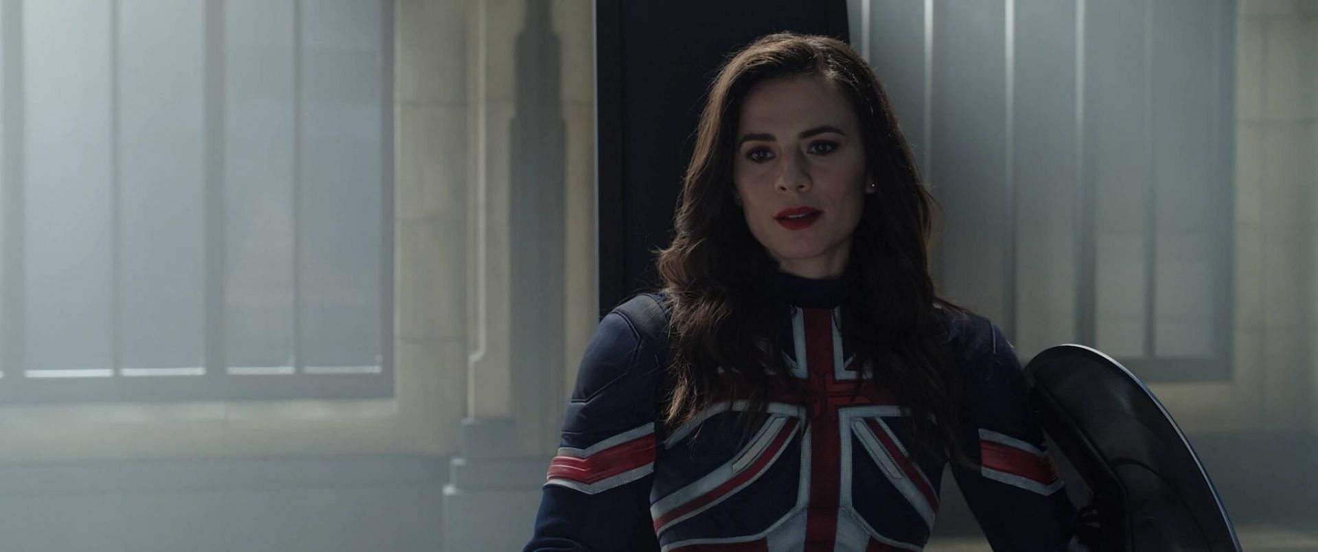 Hayley Atwell&#039;s Peggy Carter is a tough and capable agent who is a role model for women everywhere, with a touching love story with Steve Rogers/Captain America (Image via Marvel Studios)