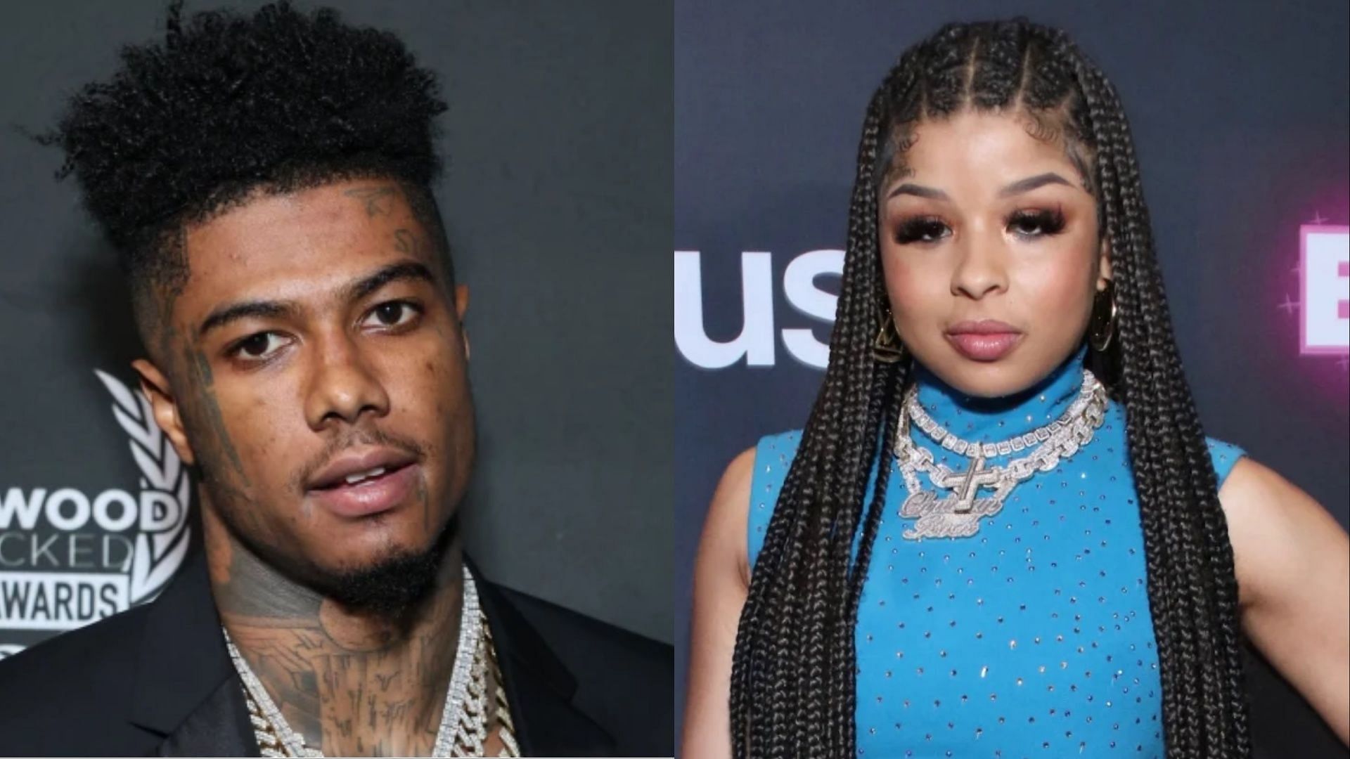 Blueface accuses Chrisean Rock of trying to set his house on fire. (Image via Getty Images)