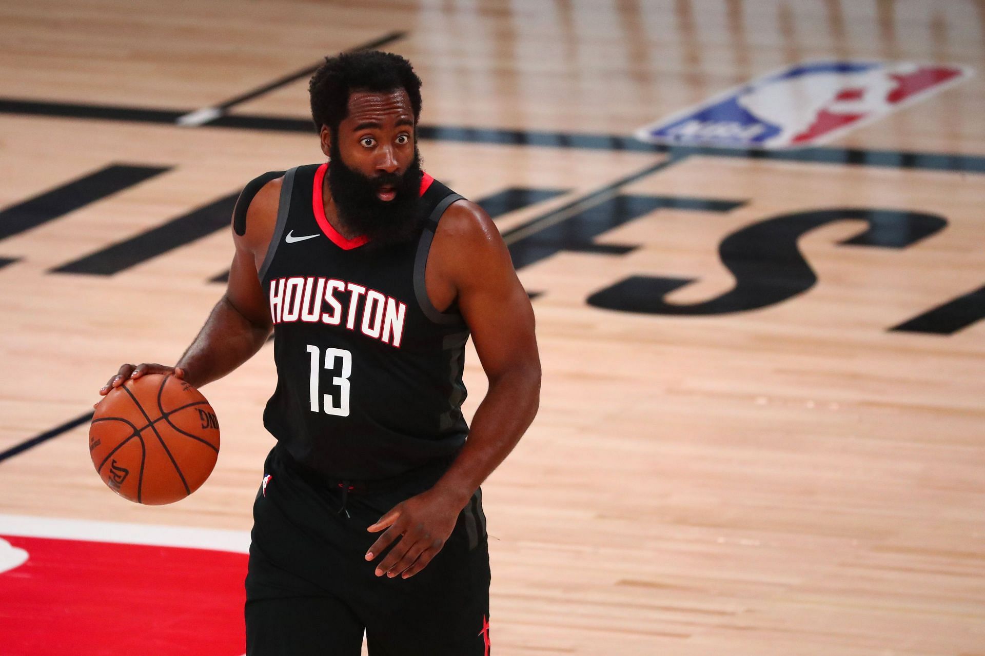 Harden could reunite with the Rockets this summer (Image via Getty Images)