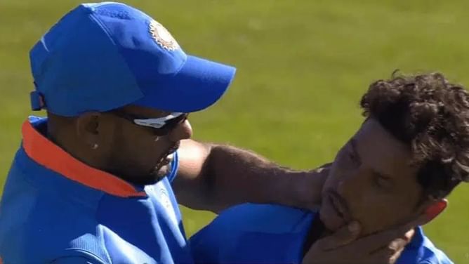"He got a bit angry about it" - Kuldeep Yadav recalls the moment when he 'bit' Shikhar Dhawan and made him angry