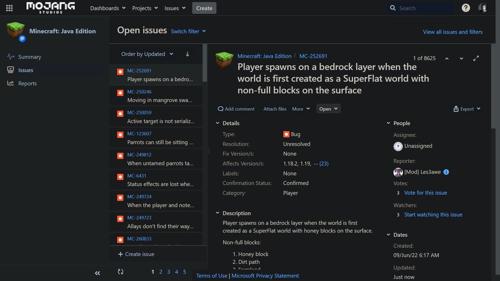 How to report Minecraft bugs and glitches