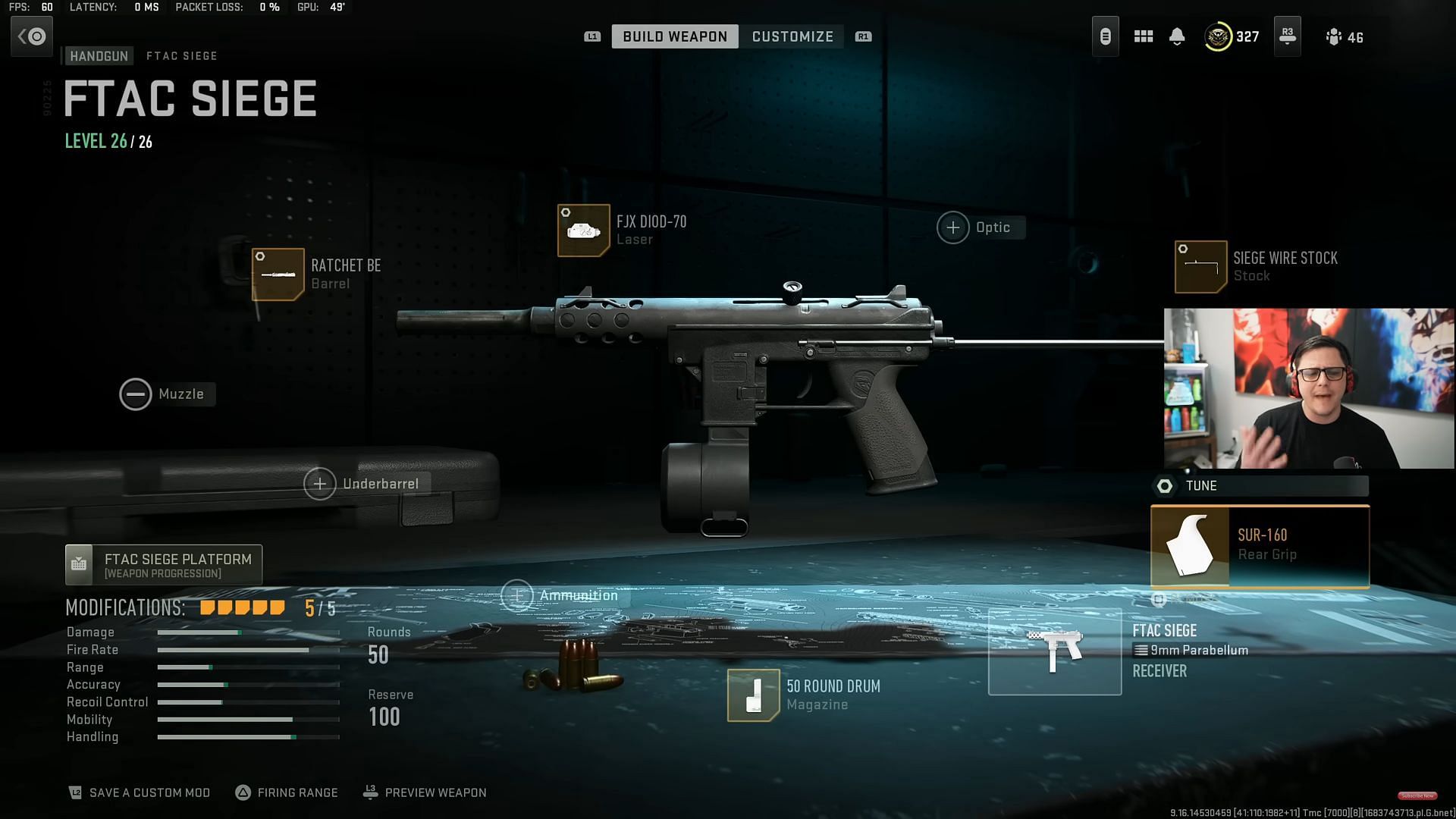 Best FTAC Siege loadout in Warzone 2 (Image via YouTube/JGOD)