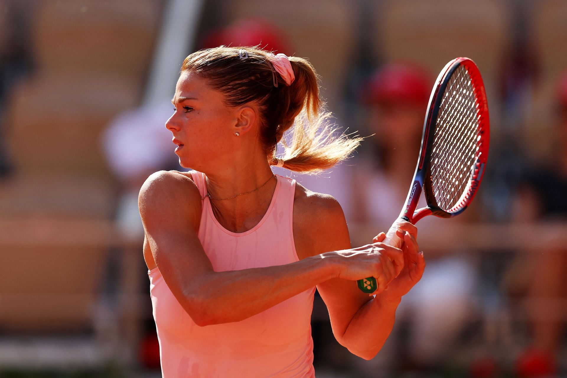 Camila Giorgi at the 2023 French Open.