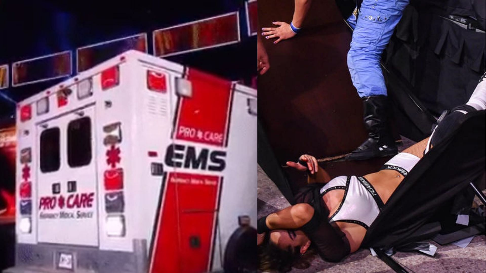 The WWE star was injured on SmackDown