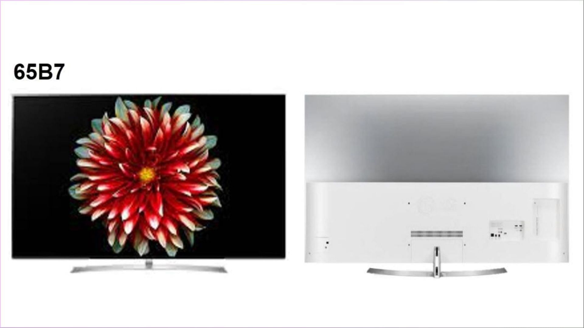 One of the recalled Smart TV models manufactured in 2017 (Image via LG Electronics Australia)