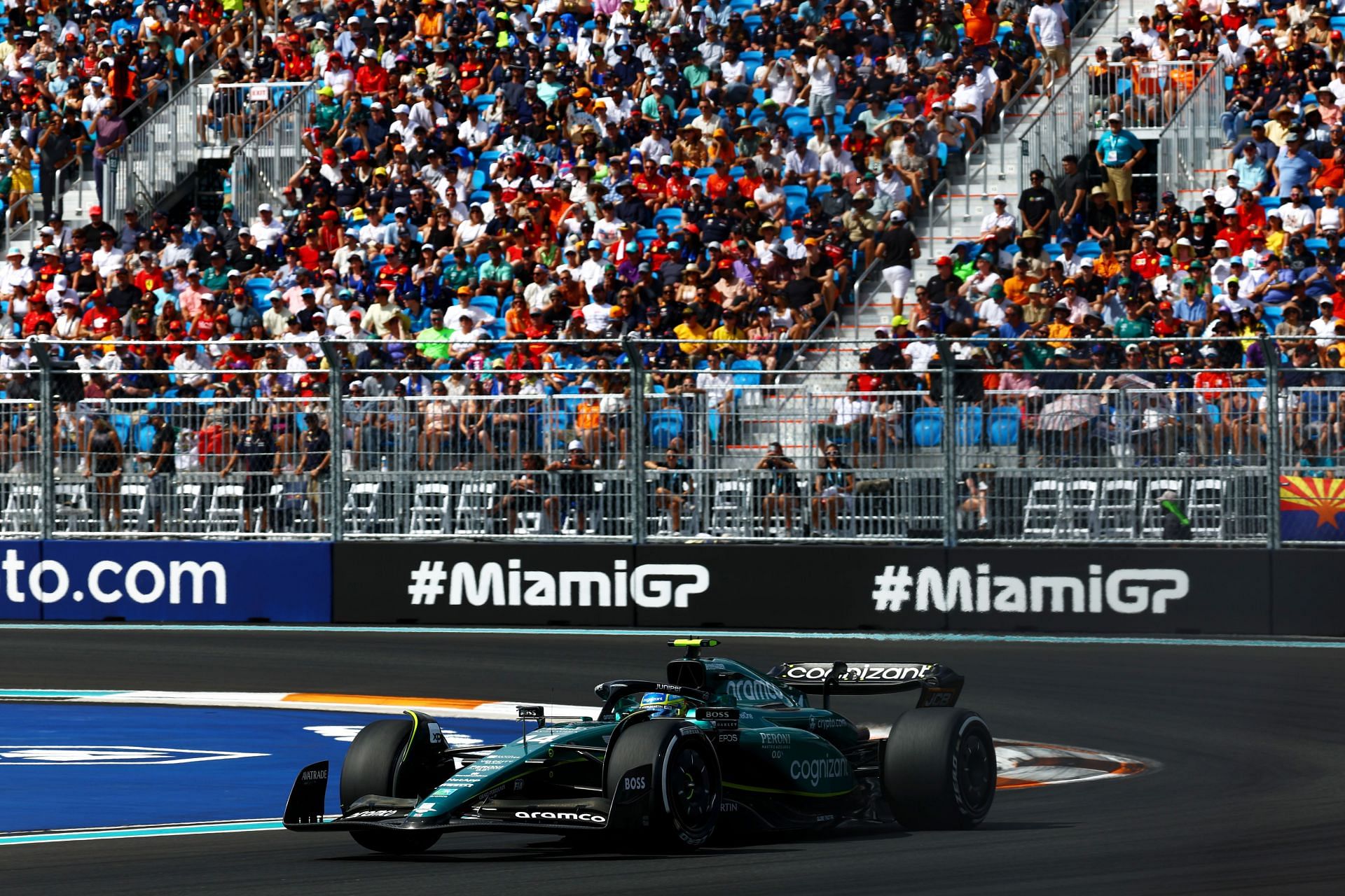 Fernando Alonso in the Miami GP