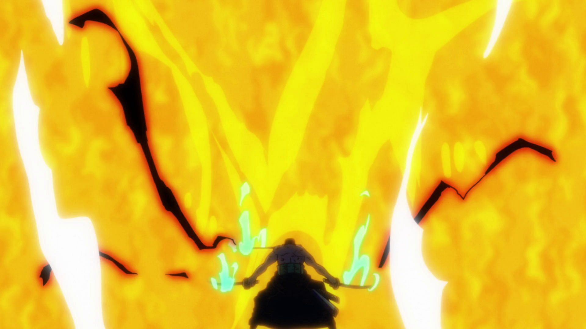 With the King of Hell Style, Zoro&#039;s peak power is that of a true top tier (Image via Toei Animation, One Piece)