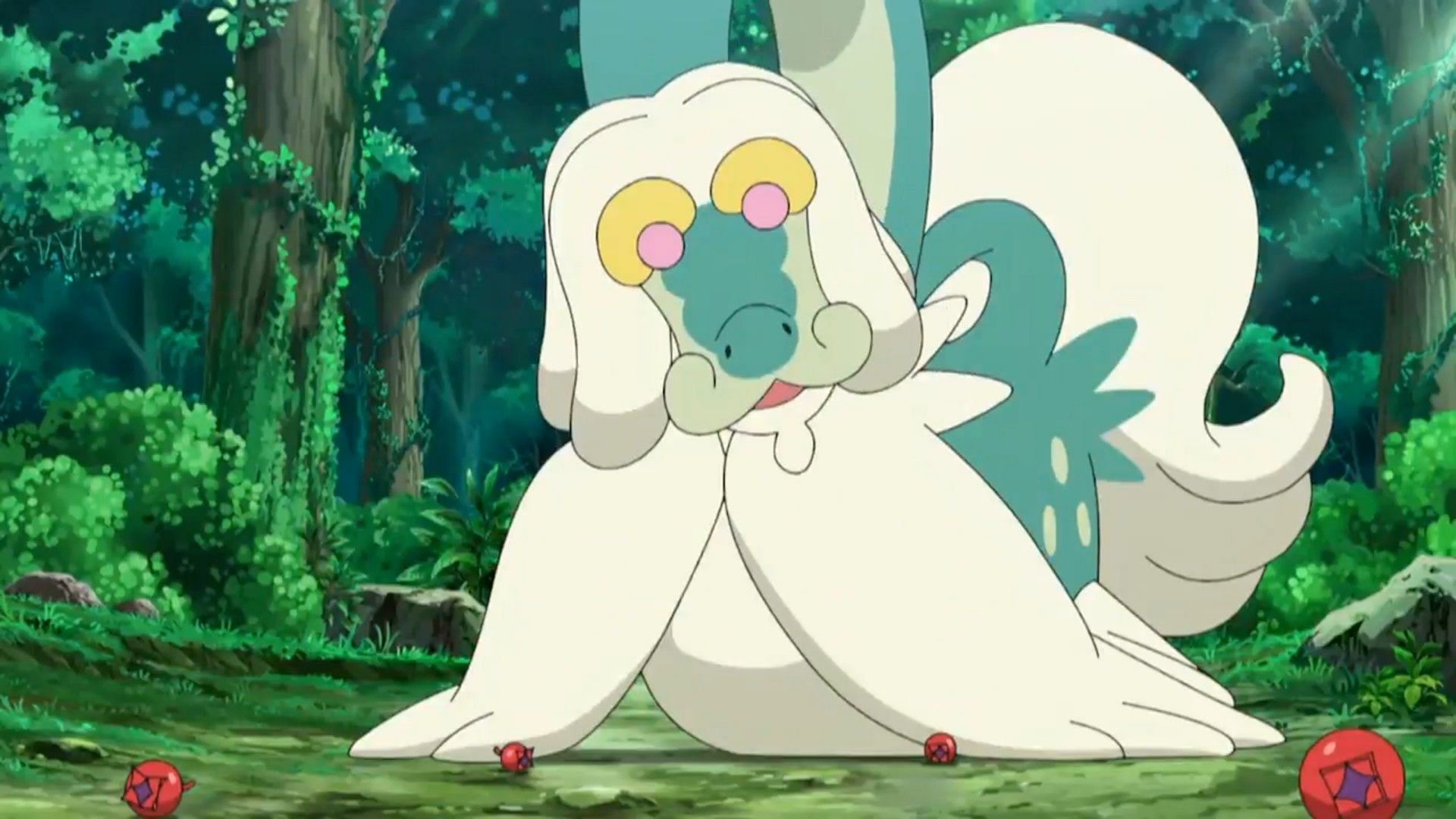 Drampa in the Pokemon anime (Image via The Pokemon Company)