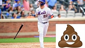 Pete Alonso gets the run(s) during plate appearance: "As soon as I touched home plate, it was straight to the bathroom"