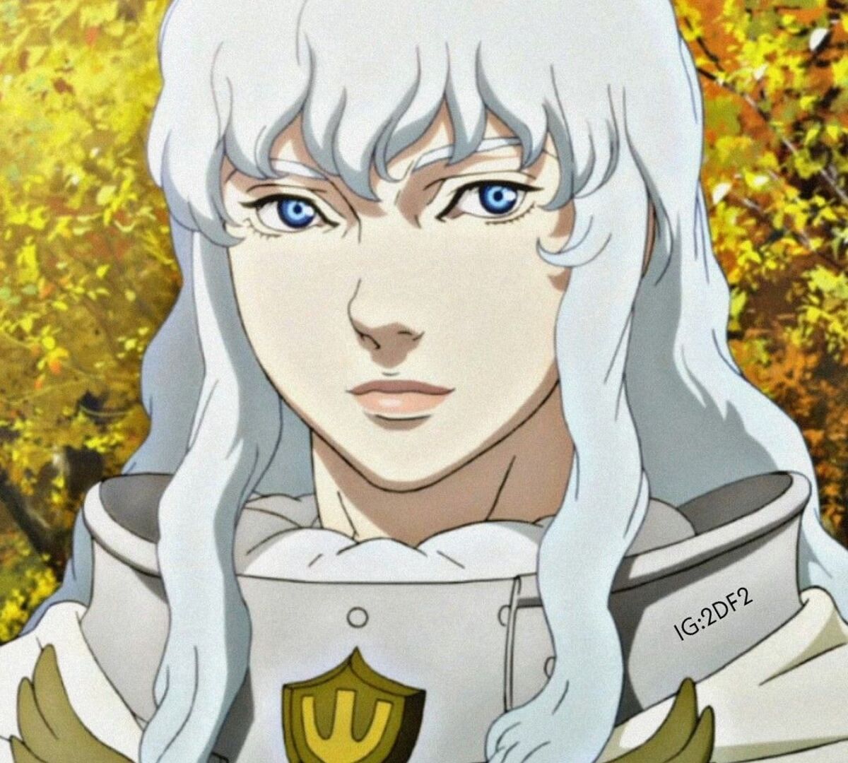 Griffith as seen in the anime (Image via various studios)