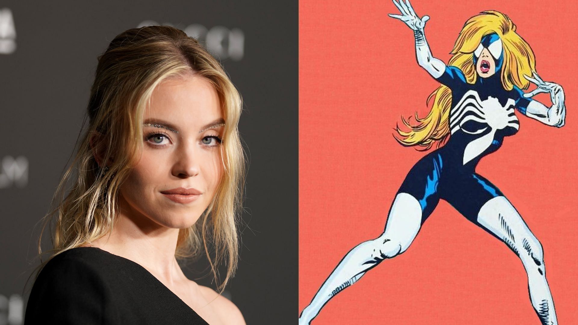 Sydney Sweeney will play the Julia Carpenter version of Spider-Woman (Images via Getty/Marvel)