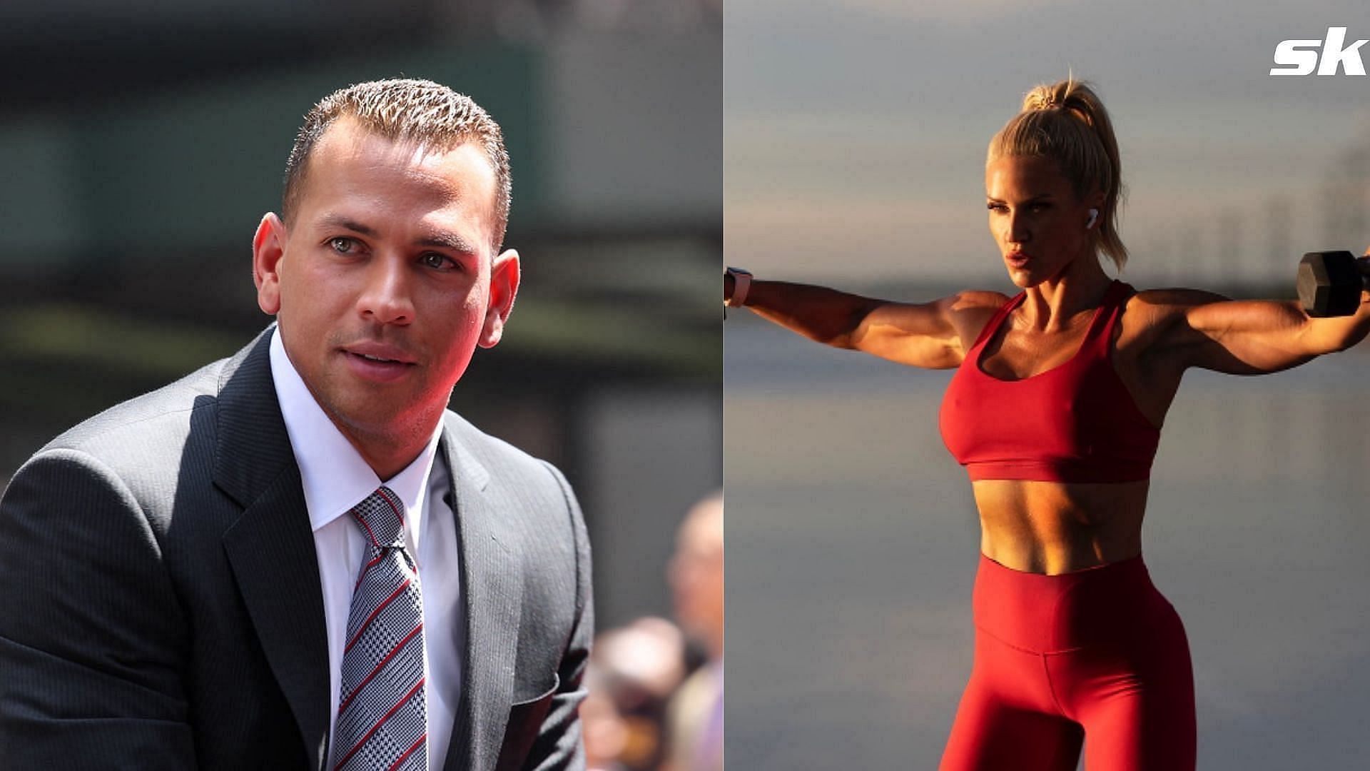 New York Yankees legend, Alex Rodriguez; Canada-based fitness expert, Jaclyn Cordeiro.