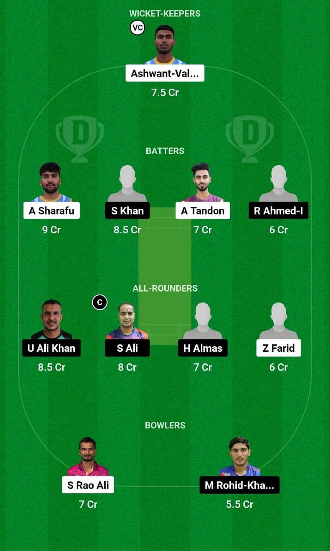 EMB vs FUJ Dream11 Fantasy Tip - Grand League